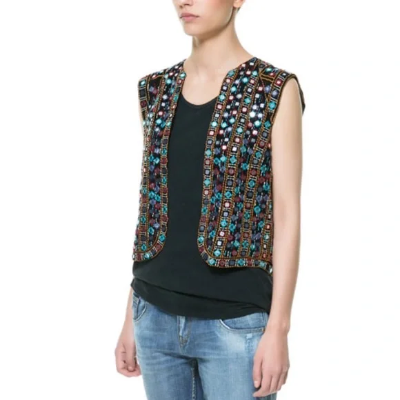 Zara Mirror Waistcoat